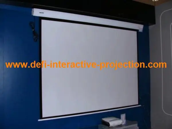 DfLabs высокая контрастность 100 дюймов 16:9 HD 3D Электрический проекционный экран