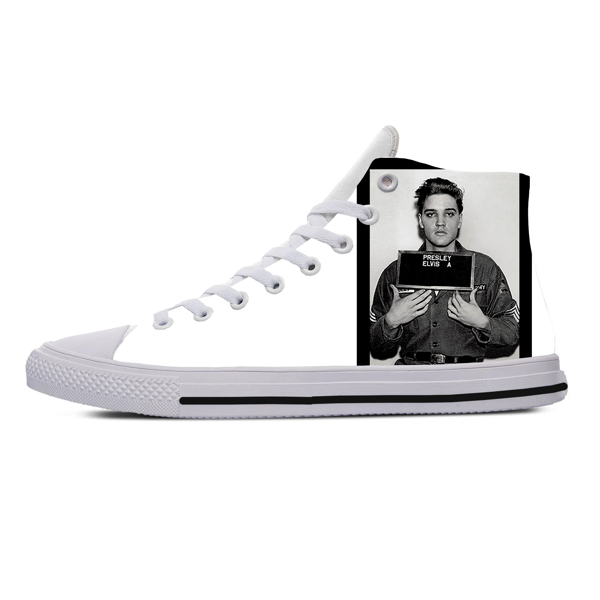 2019 Горячая Мода 3D Элвиса Пресли высокие кроссовки для мужчин/женщин Высокое