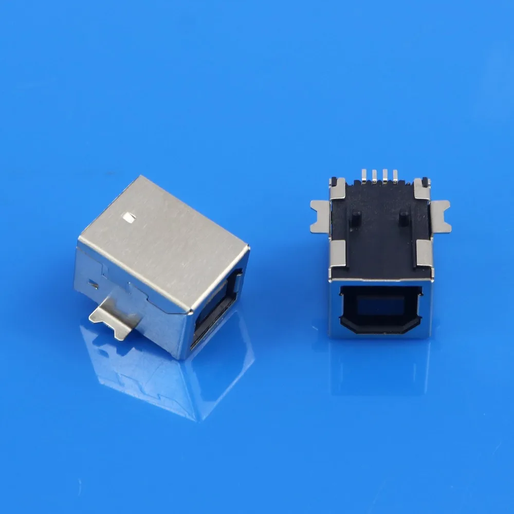JCD 180 градусов Тип B SMT USB SMD BF для факса интерфейс связи|Компьютерные кабели и