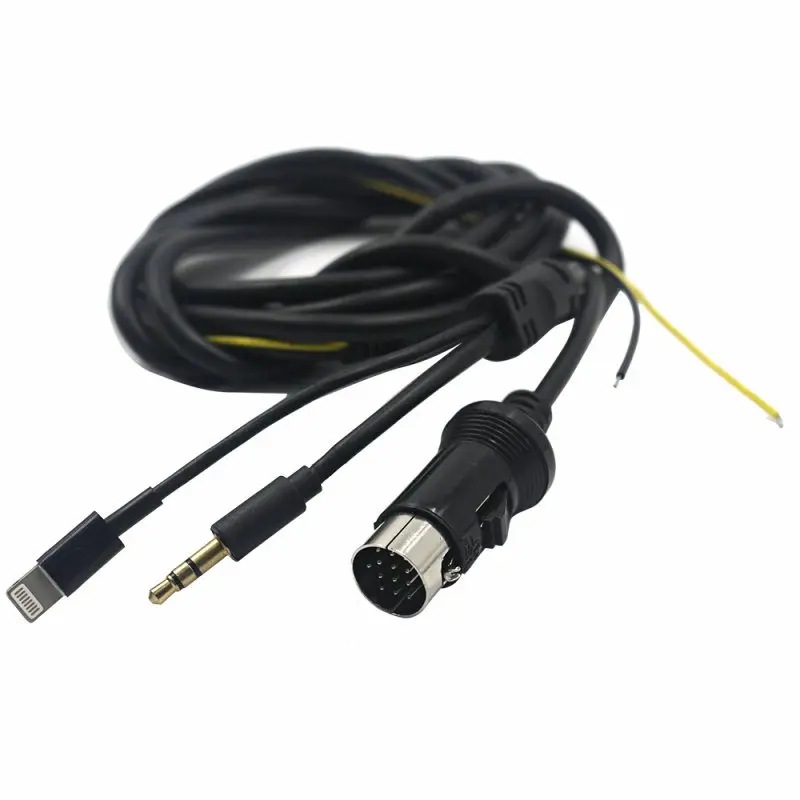 3 5 мм Aux аудио кабель адаптер для KENWOOD iPhone 5S 6 Plus|adapter cable hdmi|cable card for computercable to phone adapter
