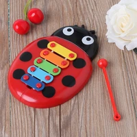hbb unique cute ladybug baby puzzle insects piano music instrument toy educational toy