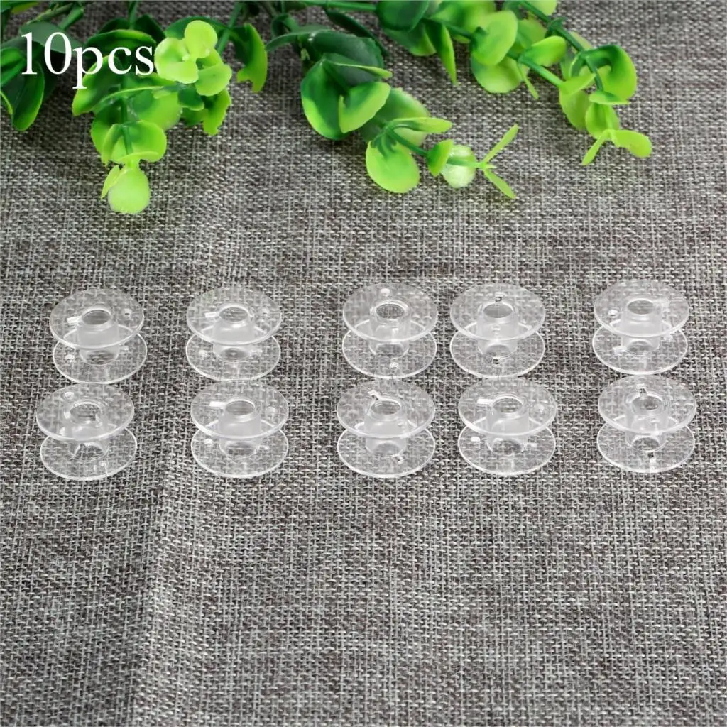 Hicello 10 шт./пакет пластиковый швейный инструмент нить пустые катушки прозрачные