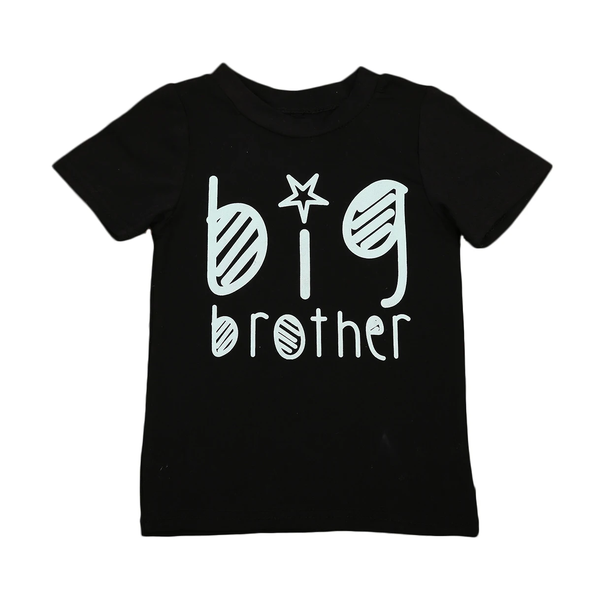 Pudcoco/Летняя Детская футболка с надписью для мальчиков и девочек хлопковая одежда