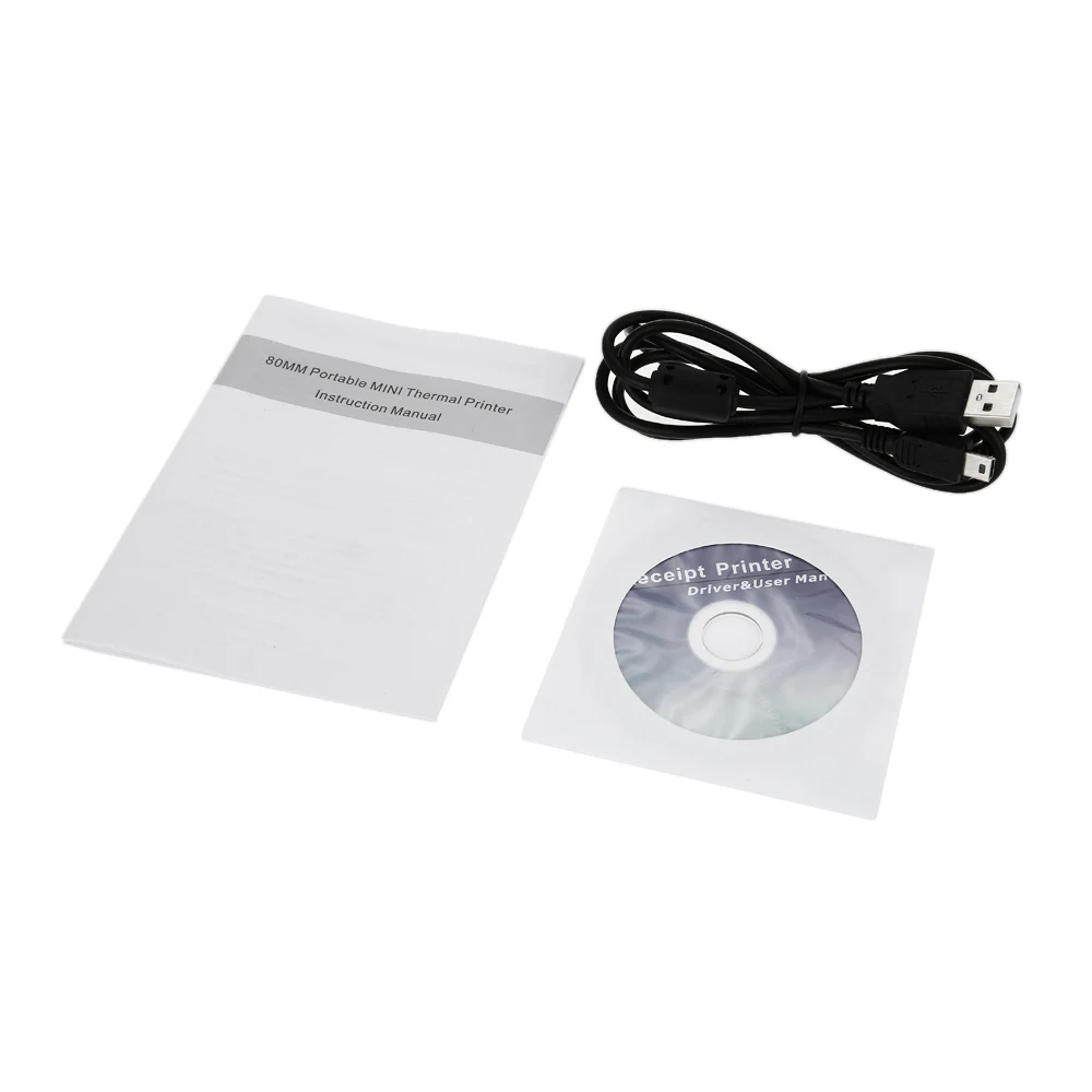 ZJiang ZJ 8002 Портативный 72 мм Mini USB Bluetooth Wi Fi Термальность принтер Поддержка ESC/POS