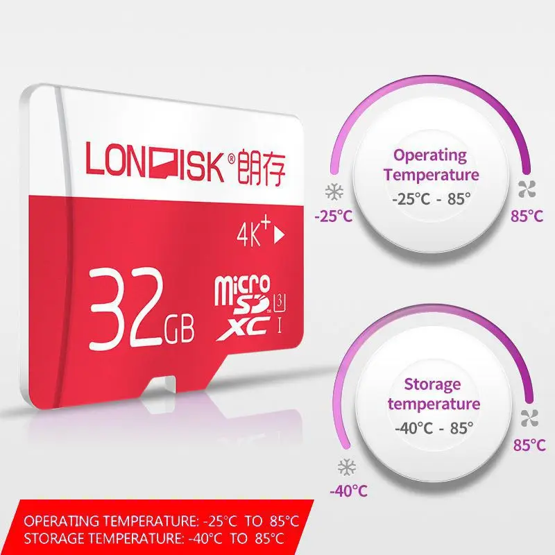Londisk Новое поступление карты памяти 16 ГБ 32 64 Гб 128 флэш SDXC Micro TF карта 16/32/64/128 UHS 3 для