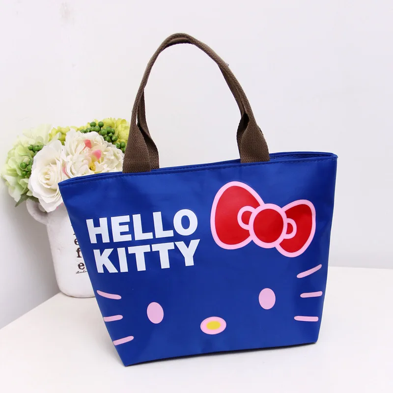 Синий Новые милые водонепроницаемые украшения hello kitty, сумка для покупок, косметичка, органайзер, сумки для хранения - Цвет: Синий