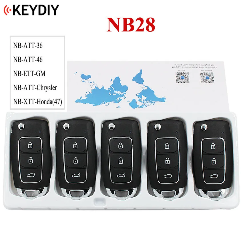 5 шт./лот, KD900 URG200 KD-X2 Key Master NB28 серия NB многофункциональный пульт дистанционного управления 5 функций чипы в одном ключе