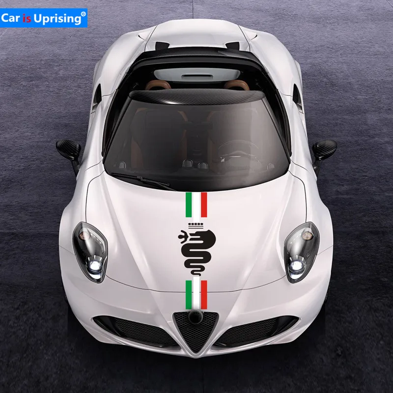 1 шт. новинка для Alfa Romeo гоночные полосы графические наклейки MiTo 147 156 159 166 Giulietta Stelvio