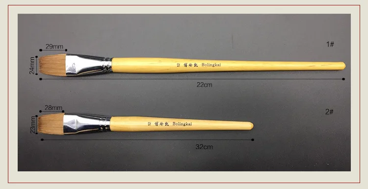 Кисть для акварельных красок длинная короткая кисть рисования акриловыми