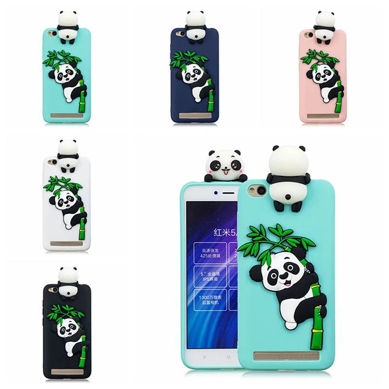 Lovely 3D Pattern Back Cover For Xiaomi Redmi 5 Plus 4A 5A 4X S2 Case Shockproof Soft TPU Note Pro |