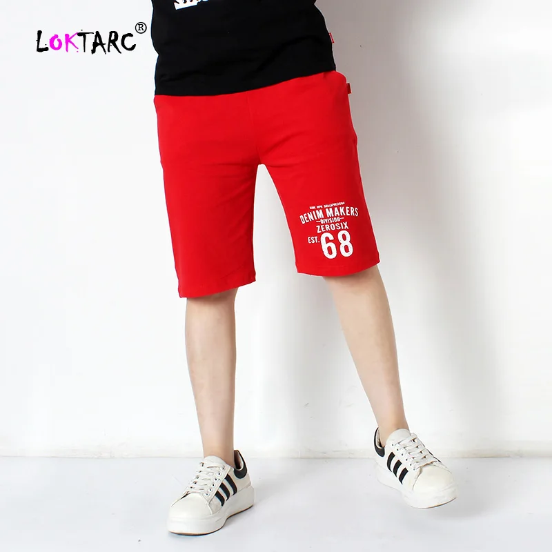 LOKTARC/летние шорты для мальчиков детские короткие штаны с буквенным принтом