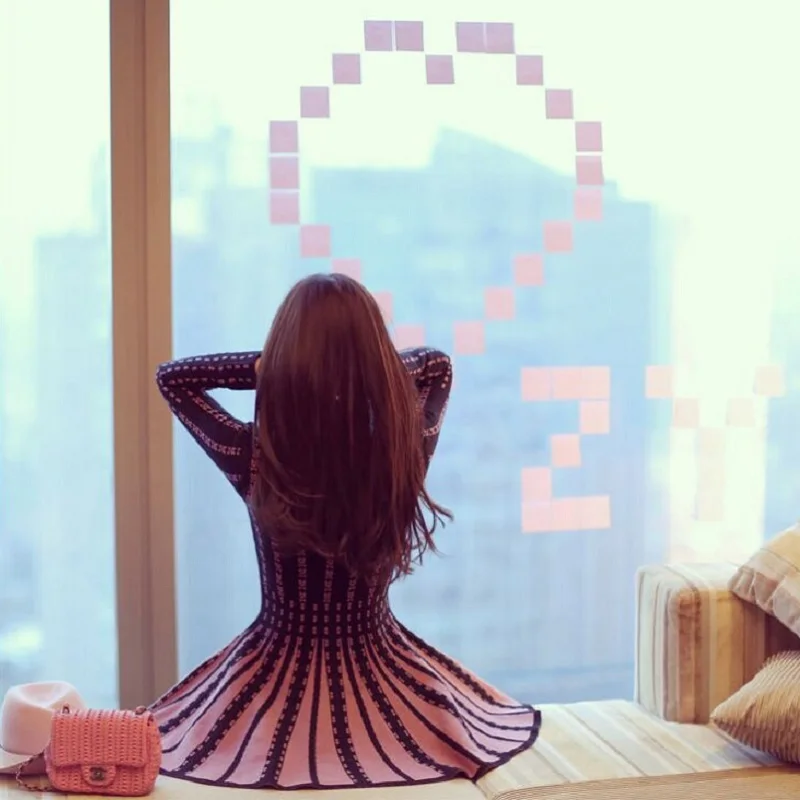 Женское облегающее эластичное платье Brieuces трикотажное цельное с длинными