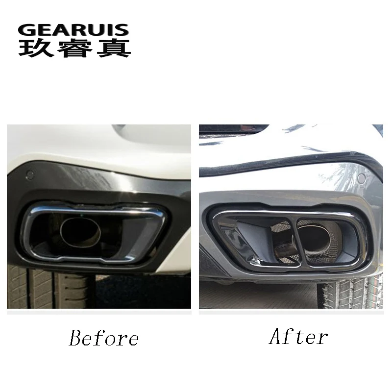 Автостайлинг багажник автомобилей хвост горло Декор Украшение Рамка для BMW X5 G05 X7