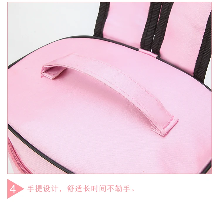 Children Ballet Bag Ballet Shoulder Embroidery Sports Bag Girls Pink Gymnastic bag for Children Dance Bags
