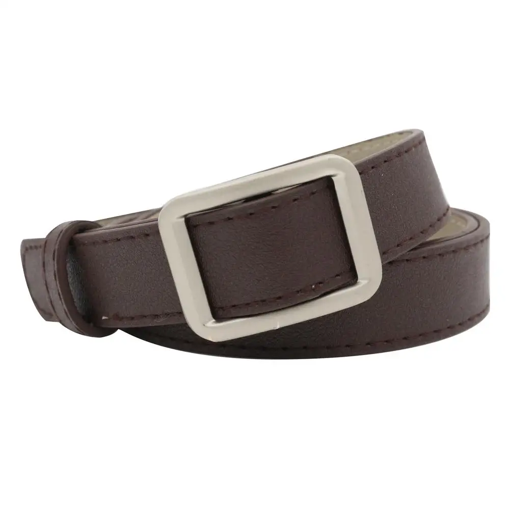 Женский ремень с квадратной пряжкой простой корейский Ретро стиль модные