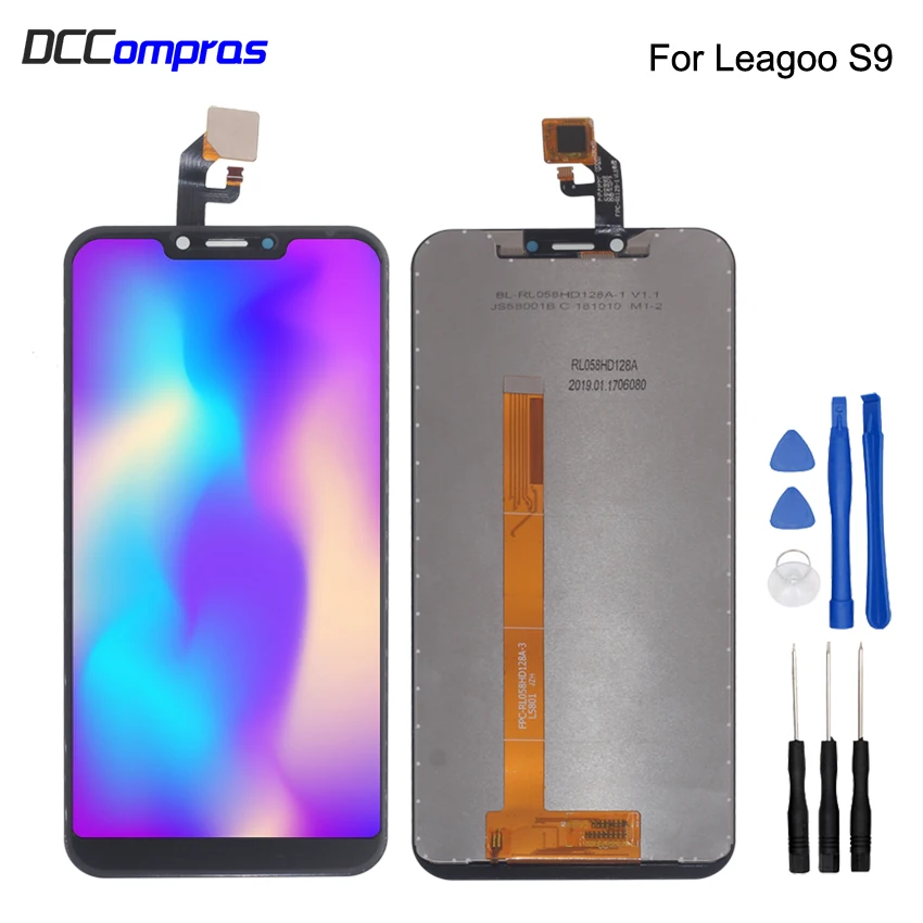 

Original For Leagoo S9 LCD Display Touch Screen Replacement Phone Parts For Leagoo S9 Screen LCD Digitizer Display Free Tools