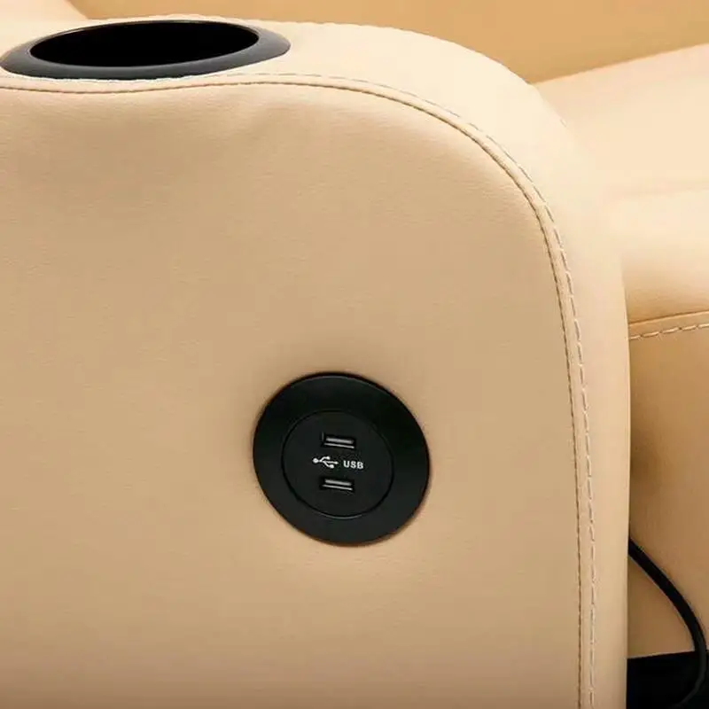 2019 круглая мини двойная USB зарядка розетка для мебели диван или край быстрое