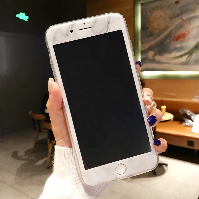 For iPhone XS max XR X Luxury Gold Foil Phone Cases & Tempered Glass Screen film soft Cover + flim for 8 8plus 7 6plus |