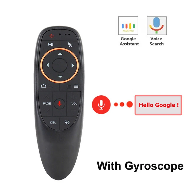 G10-PLUS G10 2.4G Voice Air Mouse 6 axis Gyroscope Fly Mouse Add IR Learning Function Work With Android Box TV PK Wechip W1 For X96 mini - Цвет: G10-PLUS