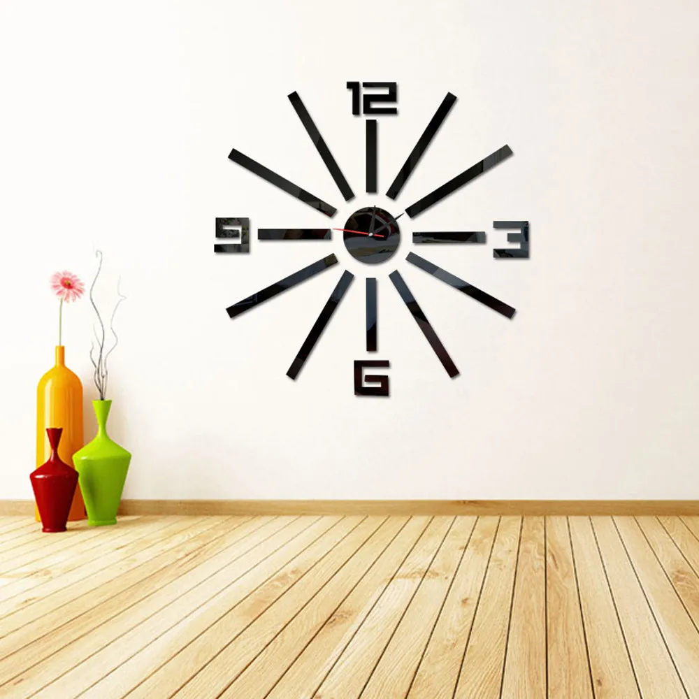 Наклейки на стену 2019 модные зеркальные настенные стикеры с большим количеством