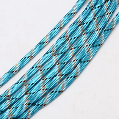 DodgerBlue 4 MM Rock шнуры для альпинизма, футболка из полиэстера и полипропилена Paracords для самостоятельного изготовления ювелирных изделий Выводы; около 100 м/расслоение; 420~ 500 г/пучок - Цвет: DodgerBlue