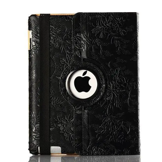 for ipad 2 3 4 360 градусов вращающийся винограда защитный чехол-подставка Флип кожаный чехол принципиально Капа чехол для iPad 2/3/4 iPad 5 Воздушный iPad Mini 1 2 3 Coque - Цвет: for ipad 2 3 4