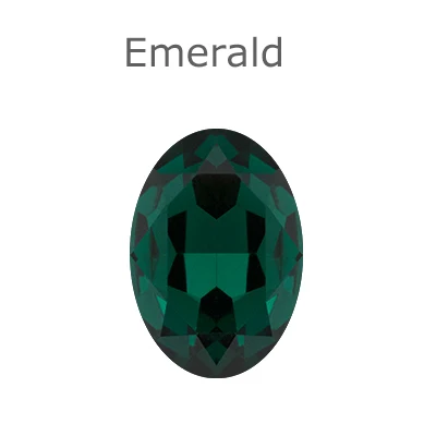 Emerald K9 овальные стеклянные стразы, украшение, талисманы, кристалл, применение, точка назад, Необычные драгоценные камни для сережек, платье, одежда - Цвет: Emerald