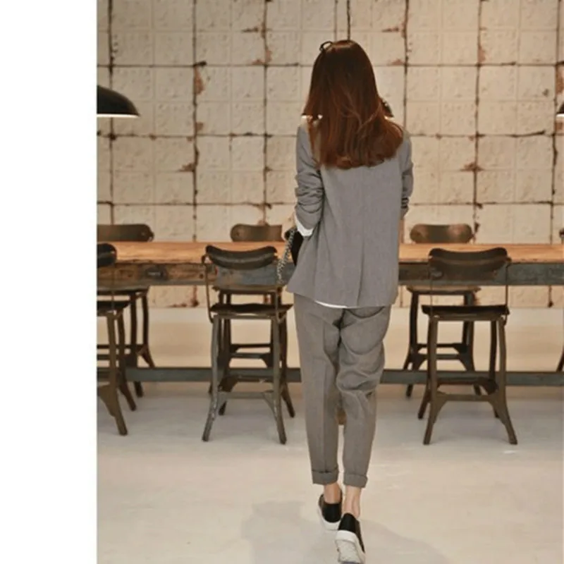 Женский костюм тонкий свободный высокого качества|suit women|women suitswomen sets suit |