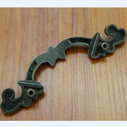 Отверстие 74 мм антикварные дистресс кухонные ручки для шкафа античный цинковый