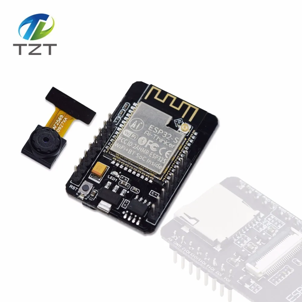 ESP32-CAM TZT ESP32-CAM WiFi+ модуль Bluetooth модуль камеры макетная плата ESP32 с модулем камеры OV2640 2MP для Arduino - Цвет: ESP32-CAM