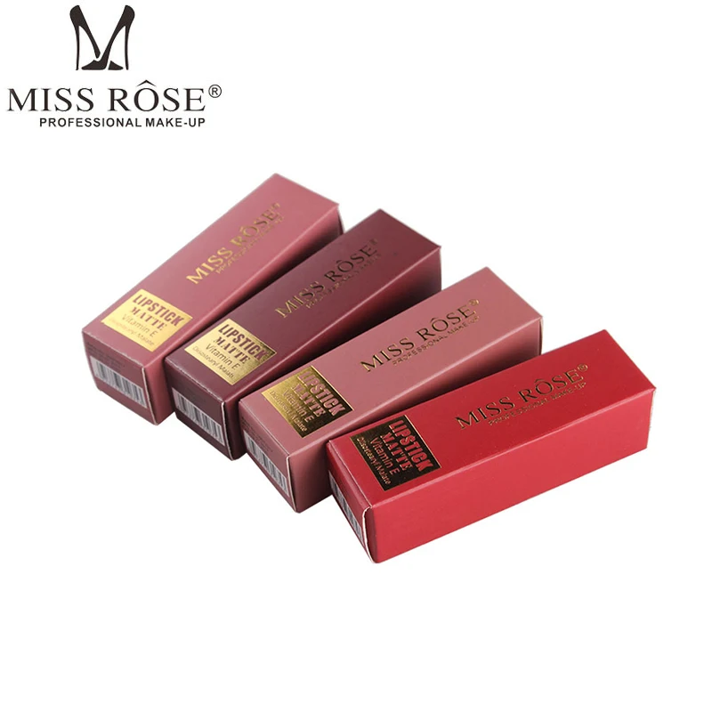 Матовая губная помада бренда Miss Rose 12 цветов mate Batom косметика стойкий нюдовый