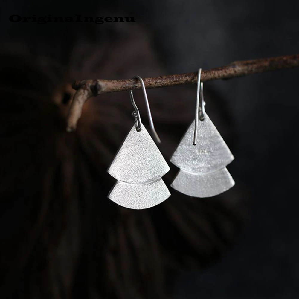 

925 Silver Earrings Vintage Jewelry Pendientes Minimalism Charm Simple Unique Birthday Gift Oorbellen Earrings for Women Brincos
