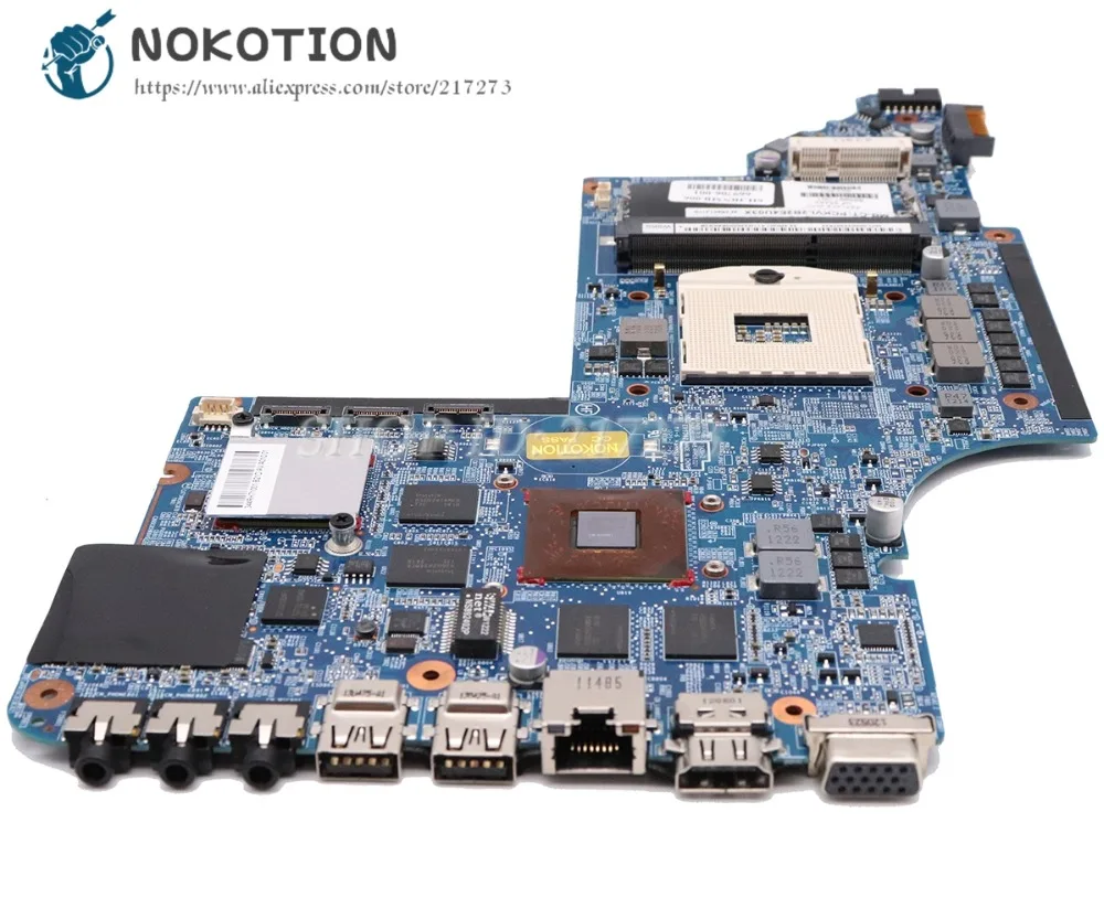 NOKOTION для HP Pavilion DV7 DV7-6000 материнская плата ноутбука HM65 DDR3 HD6770M 1 ГБ 639391-001 665991-001 |