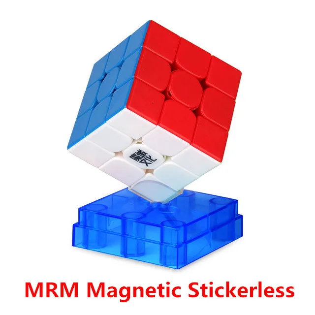 MR M Stickerless MoYu Weilong WR Магнитный 3x3x3 WRM магниты черный Магический кубик без наклеек профессиональная скоростная головоломка твист Обучающие игрушки подарок - Цвет: MR M Stickerless