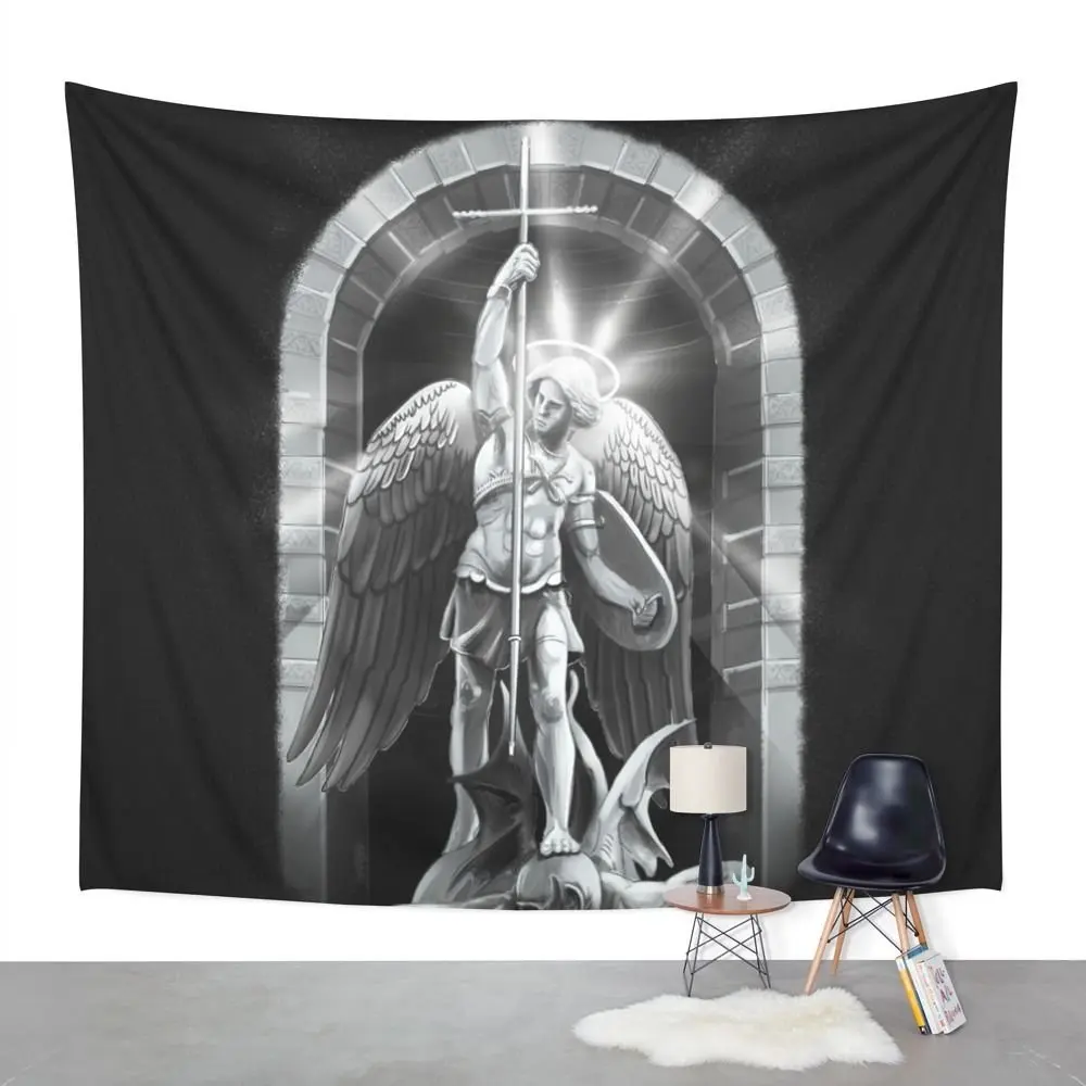 Новый гобелен с рисунком мандалы Archangel Michael настенный украшение для комнаты