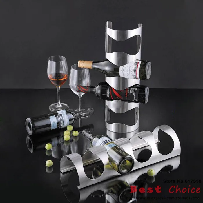 Stainless Steel Wall Mounted wine rack Iron decorative wall mounted racks JJ-011 | Дом и сад