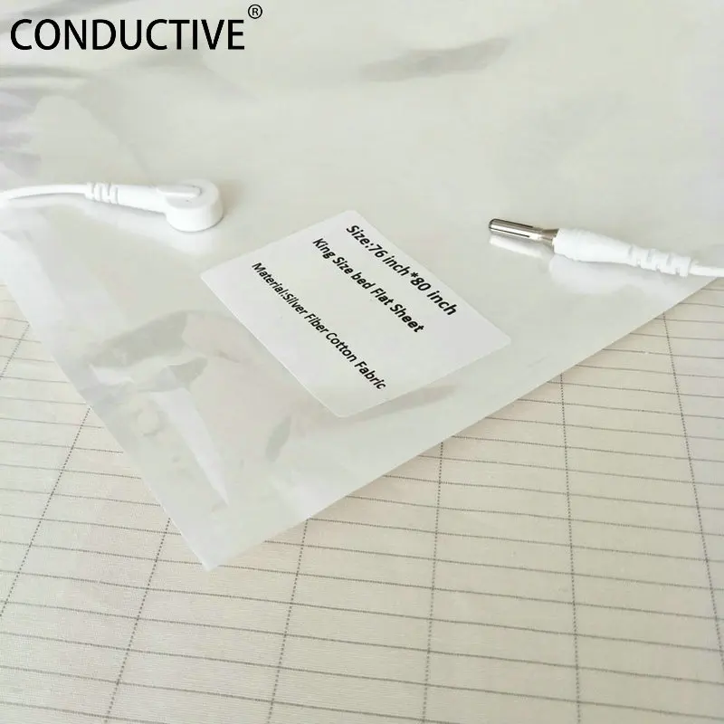 CONDUCTIVE013# помощь хороший спальный земля простыня 1 шт. с 4 м соединительный кабель 134 см x 190 см полный размер