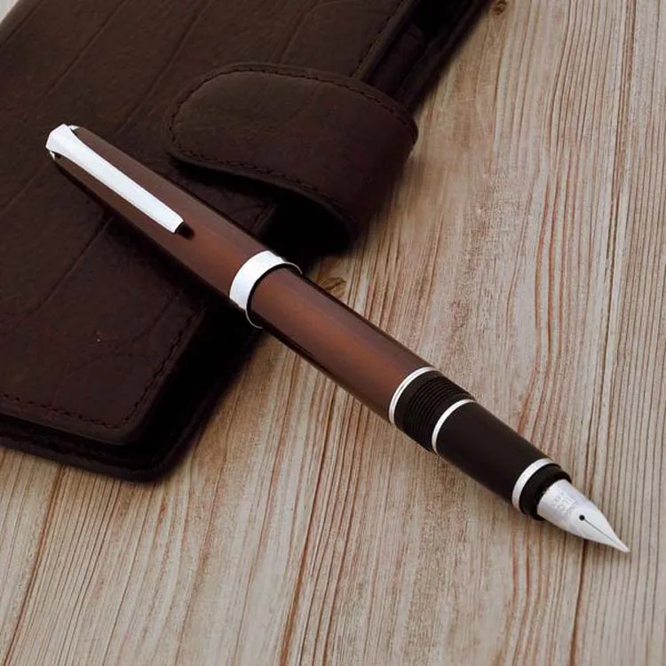 Ручка перьевая PILOT оригинальная подвеска в виде подкола лампа FE 25SR 14k золотистая