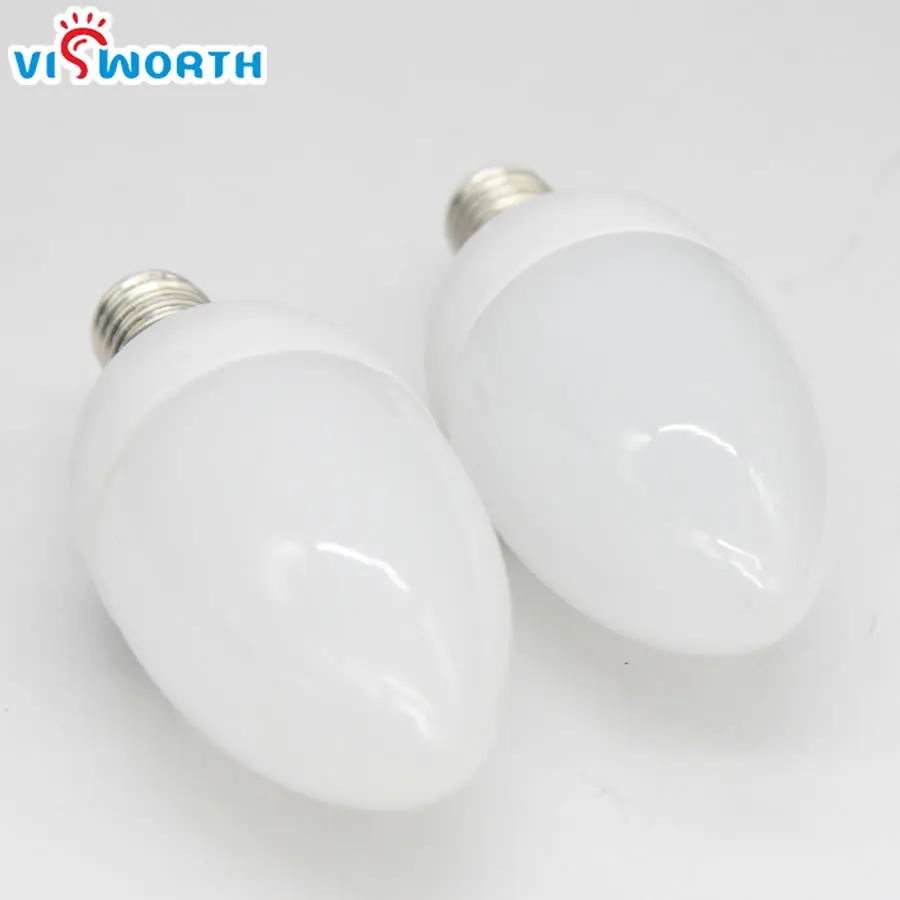 Светодиодная ламсветильник E14 SMD2835 12 шт. лампа переменного тока 110 В 220 в 240 3 Вт