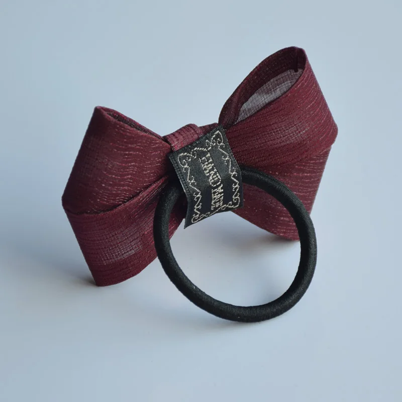 Новые модные эластичные резинки для волос в полоску с рисунком бабочки