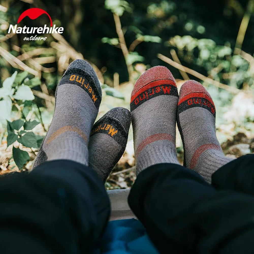 Naturehike спортивные мужские носки для спорта на открытом воздухе женские зимние