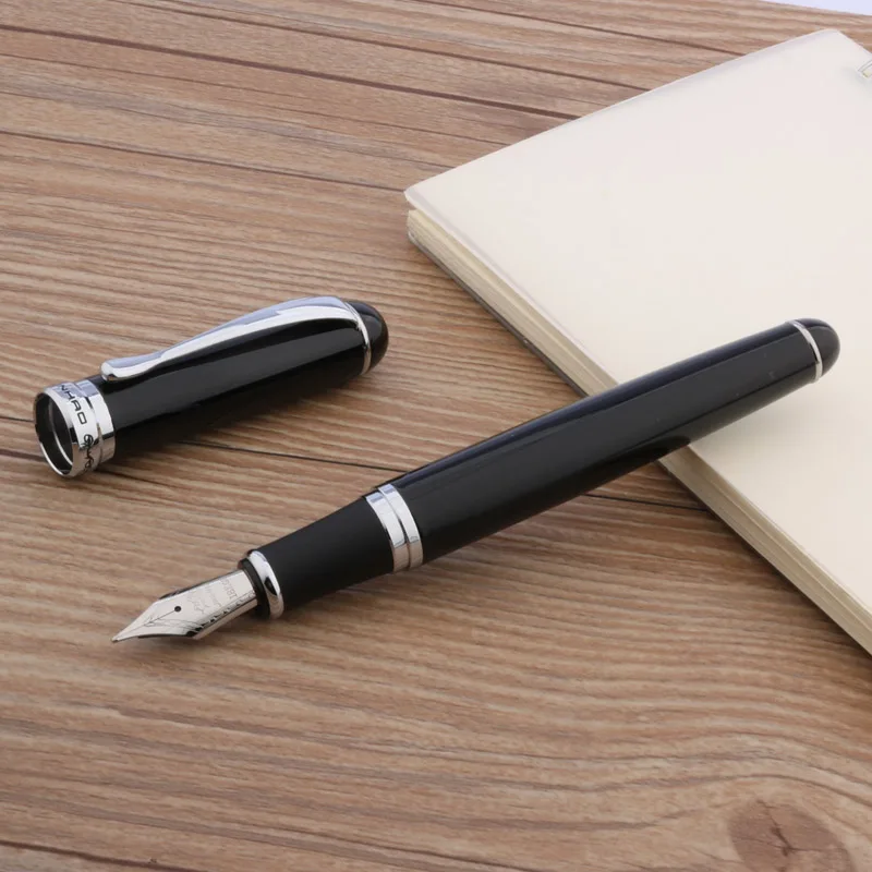 Металлическая подарочная черная серебряная ручка JINHAO X750|fountain pen|jinhao x750pen fountain pen |