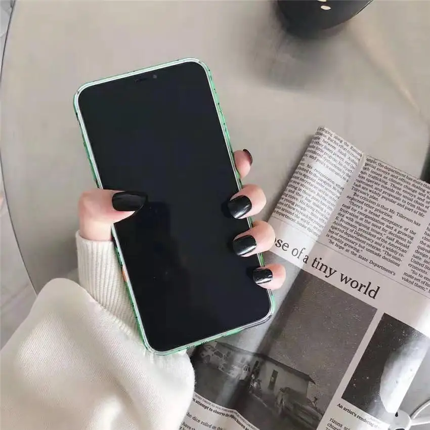 For iPhone XR XS MAX 8 7 6s Plus Phone Covers Full Back Case Cute Green Dinosaur Family Lovely Cartoon Pattern Fundas Coque Capa |