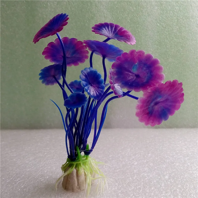 6pcs 10cm Underwater Artificial Aquatic Plant Ornaments Aquarium Fish Tank Water Grass Decor Landscape Decoration | Дом и сад