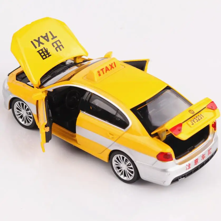 1/32 Diecasts & Toy Vehicles Volkswagen Lavida модель автомобиля такси со звуком и светом