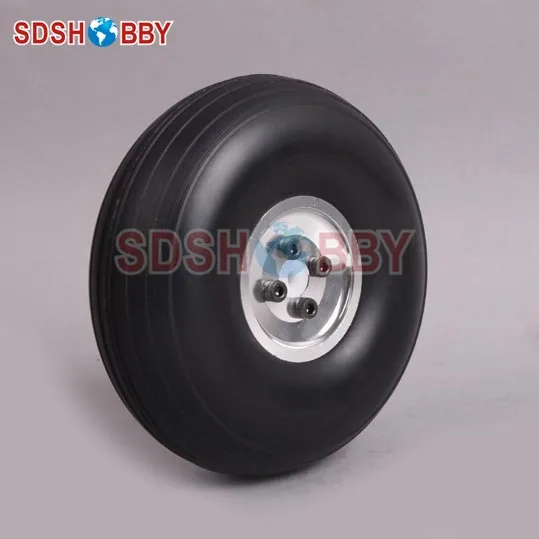 Колеса из полиуретана с ЧПУ 4 &quot алюминиевым хабом (D101.6 x H35 5 мм)|rc airplane wheels|rc wheelswheels