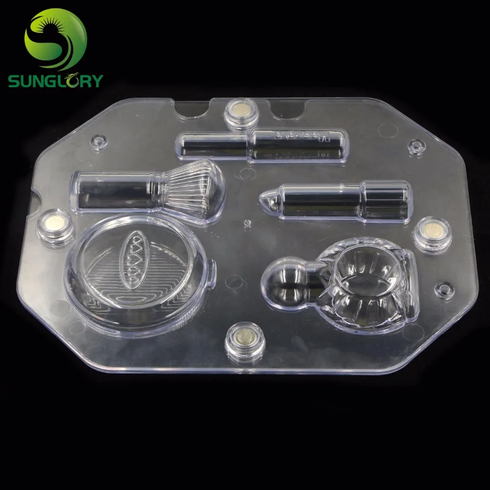 Большая поликарбонатная 3D Косметика сделай сам шоколадная форма стерео помада