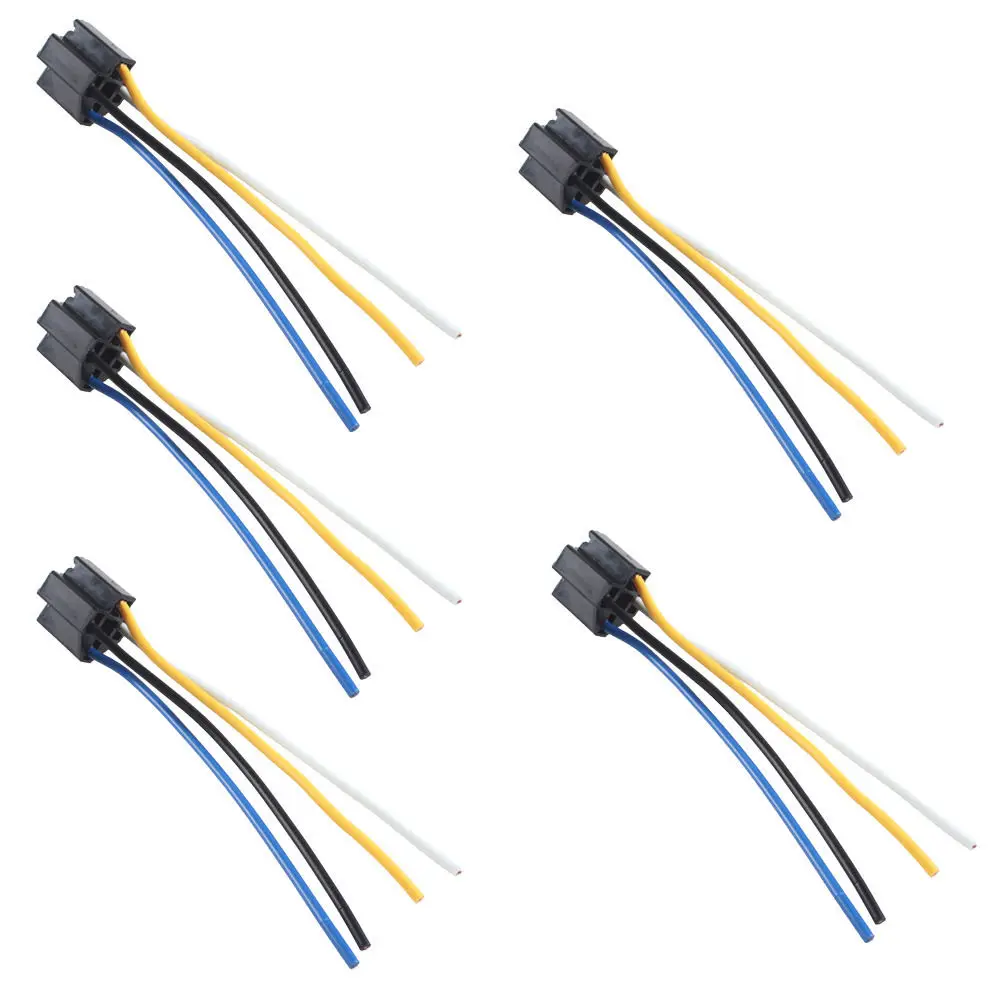 Усиленное реле для автомобиля 12 В 40 А 4 контакта|wire 5 way switch|wire cigarette lighter carcar wire harness |