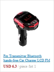 Автомобильный MP3 fm-передатчик Bluetooth hands-free автомобильный комплект беспроводной радио аудио адаптер USB зарядное устройство AUX аудио вход поддержка TF карты