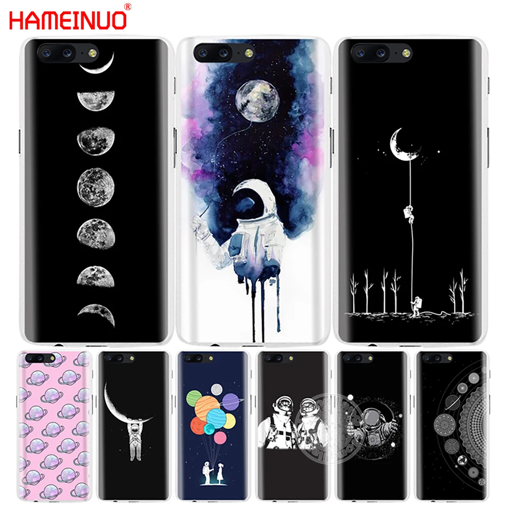 HAMEINUO Space Love Луна астронавт чехол для телефона Oneplus one plus 5 т 3 2 X A3000 A5000|phone cases|case for